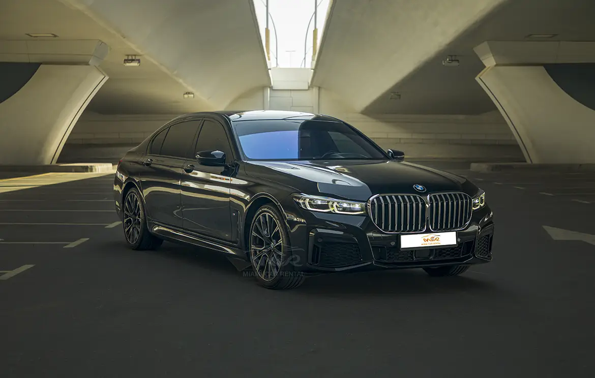 Lease the prestigious BMW 730 Li Black in the UAE