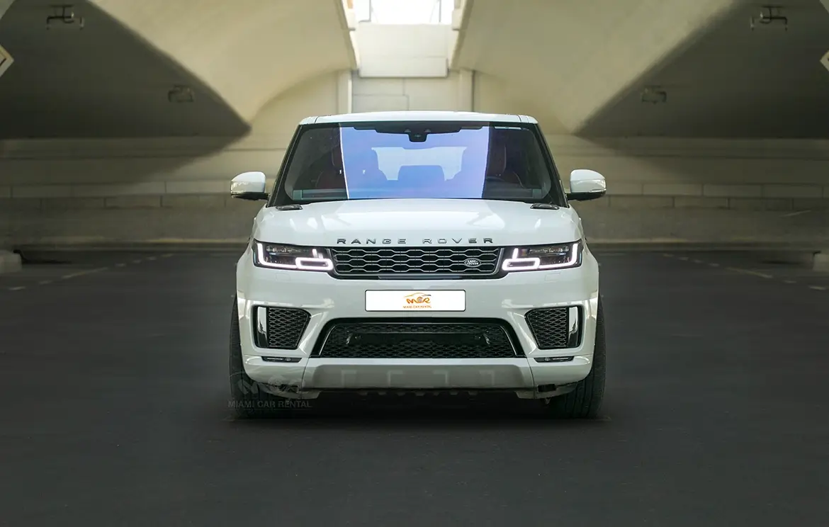 Range Rover Sport White Rental in Abu Dhabi and the UAE