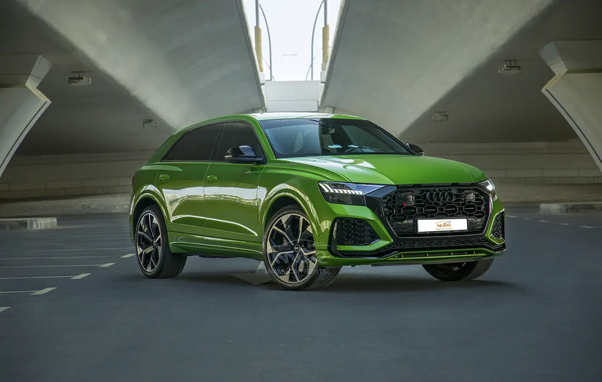 Lease the exceptional Audi Q8 RS SUV in Dubai and Abu Dhabi