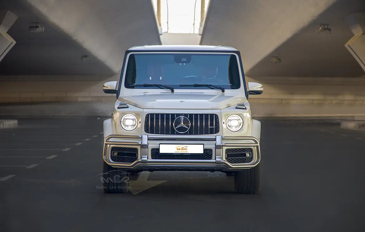 Mercedes G63 White SUV Rental in Dubai and the UAE