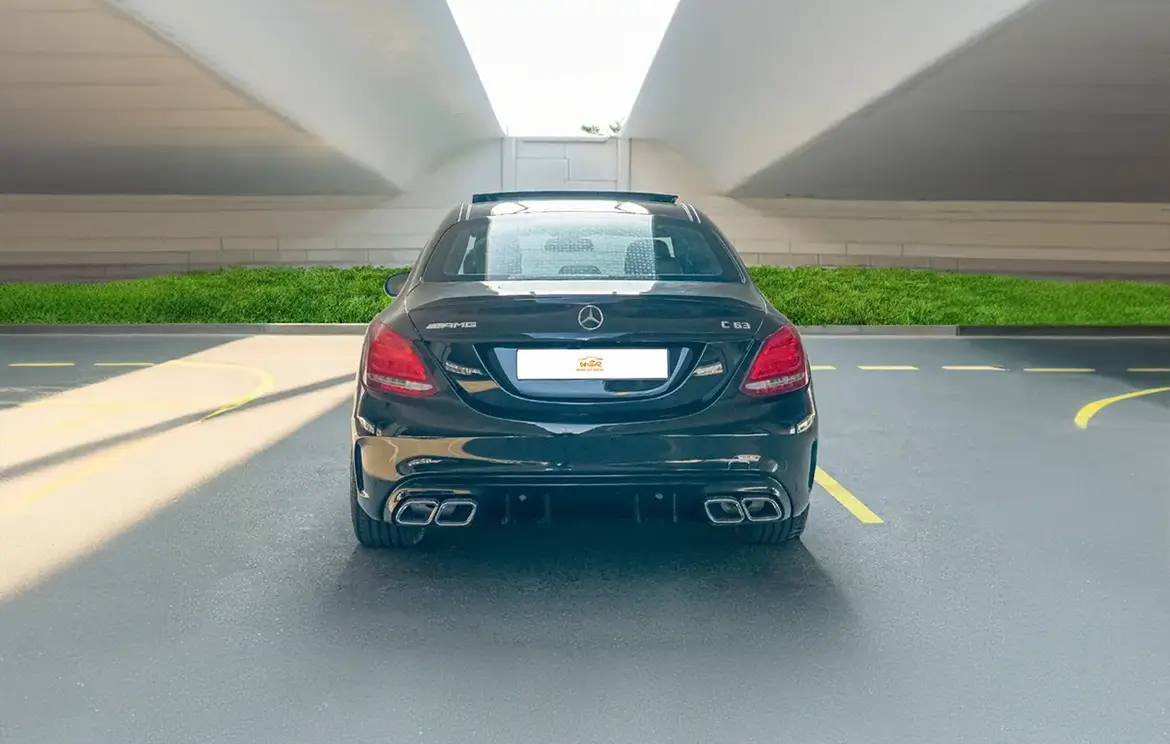 Hire the dynamic Mercedes C63 coupe in Abu Dhabi