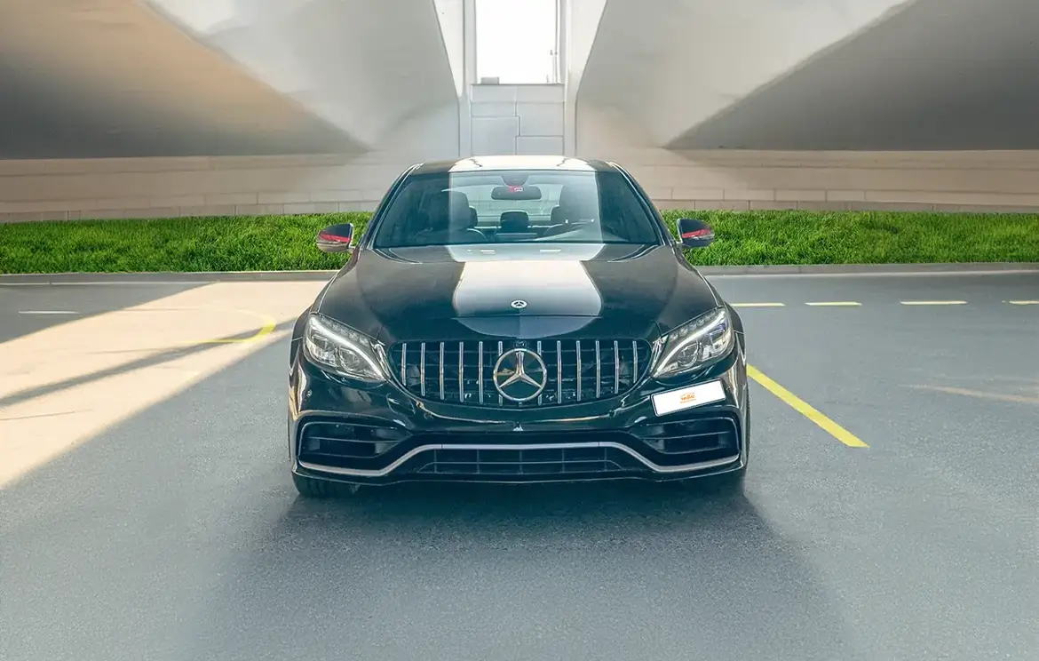 the Mercedes C63 coupe Rental in the UAE