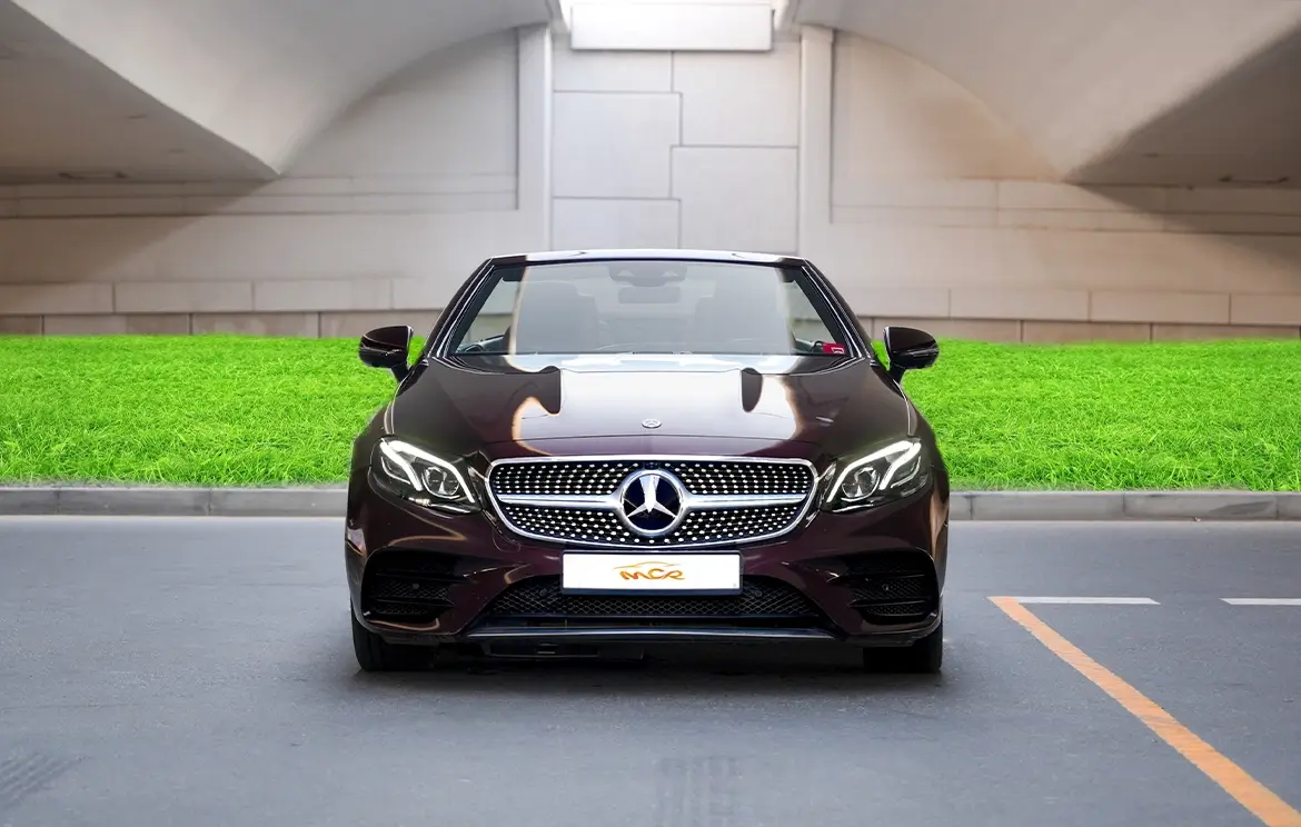 the Mercedes E450 convertible Sports Rental in the UAE