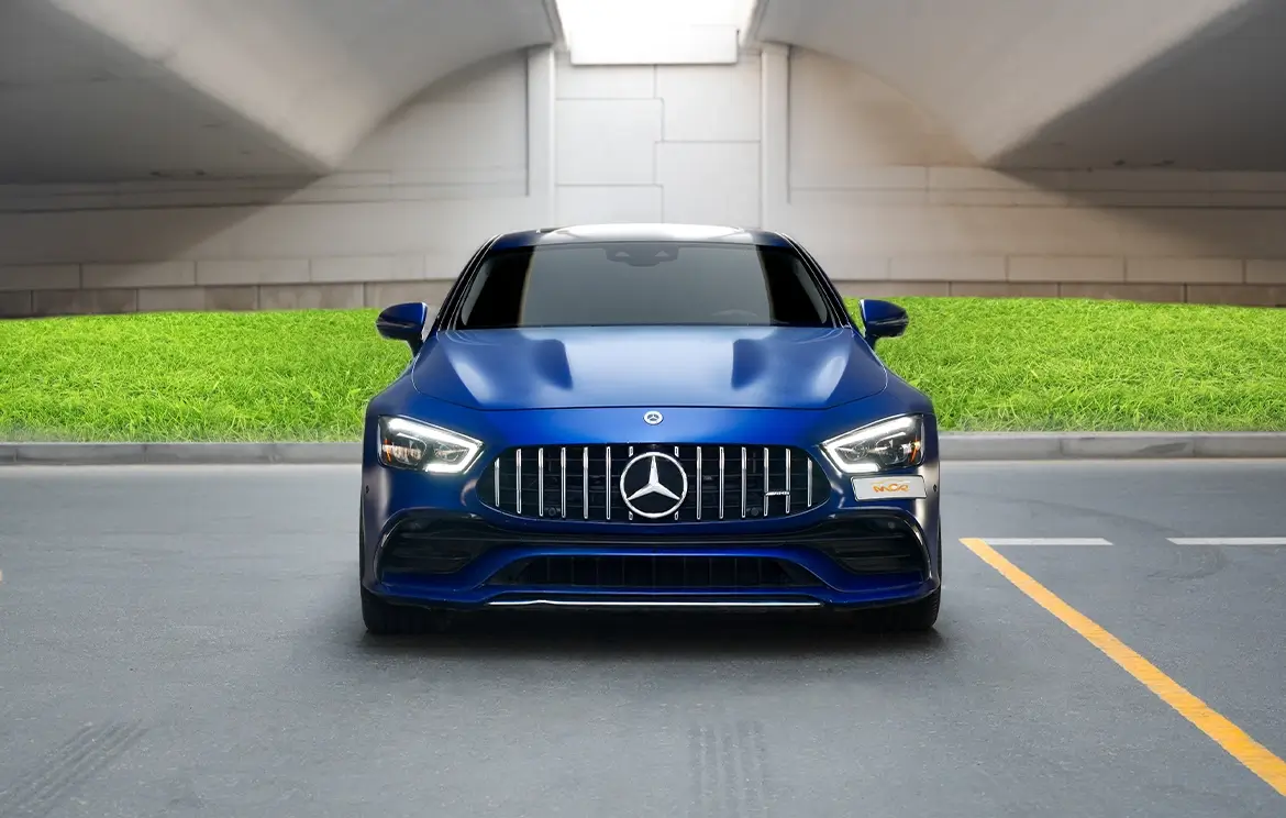 the AMG GT 53 Sport sedan Rental in Dubai and the UAE